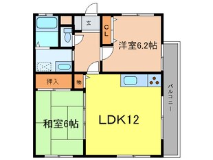 夙川大谷ハウスの物件間取画像